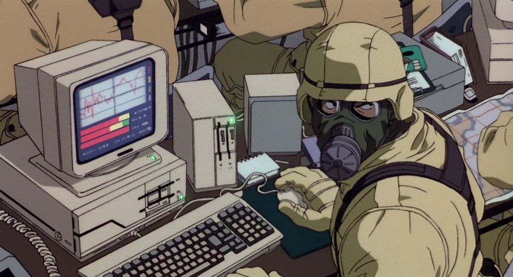 Στρατιώτης ΑΡΒΧΠ μπροστά σε υπολογιστή